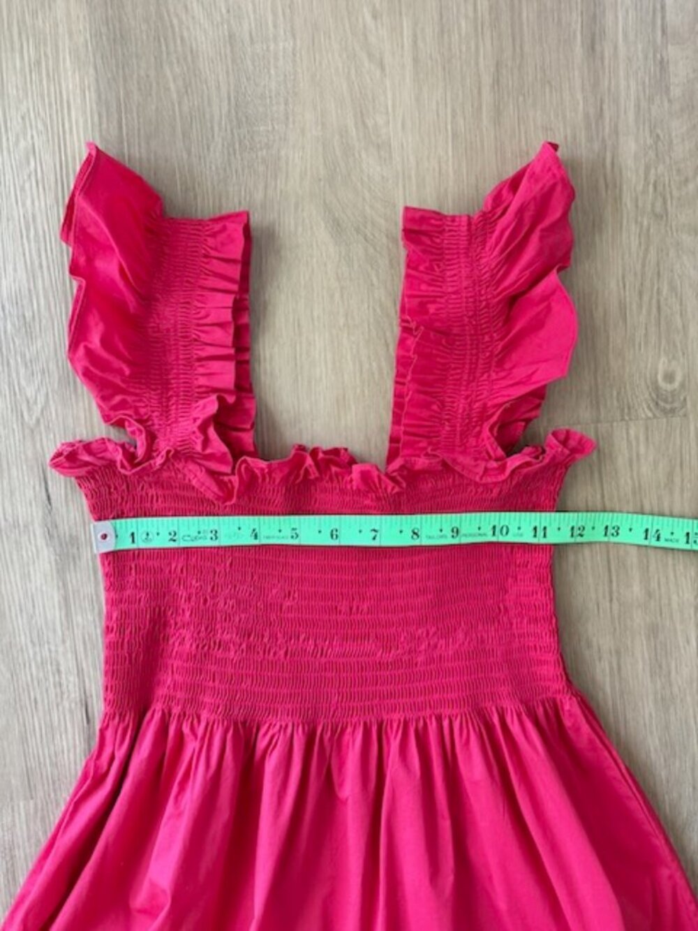Hill House Ellie Nap Dress Soft Red XS *FLAW - Picture 4 of 8